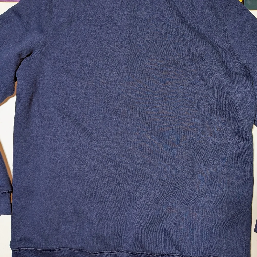 Lands End Kid's Husky Reversible Sherpa Fleece Hoodie - Picture 5 of 9